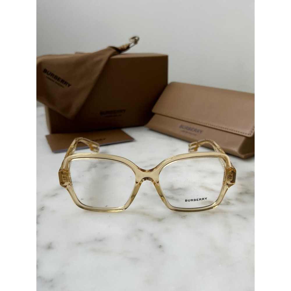 NEW Burberry BE2374 Clear Oversized Frames Eyeglasses - Picture 4 of 6